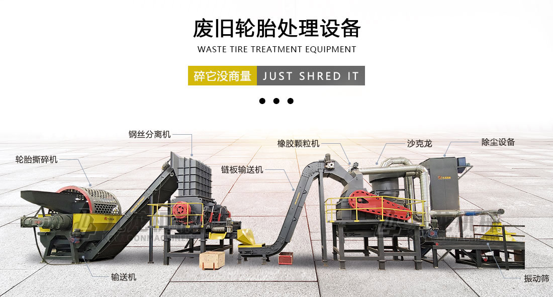 輪胎粉碎設備 輪胎粉碎設備